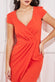 Tall - Front Pleat Tulip Midi Dress DR1614TALL