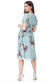 Floral Print Midi Dress With Flutter Sleeves DR1641BB