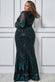Starburst Embroidered Sequin Maxi Dress DR1824P