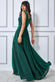 Wrap Bodice Sleeveless Lurex Maxi Dress With Split DR1886