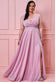 Wrap Bodice Sleeveless Lurex Split Maxi Dress DR1886P