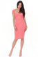 Heart Neck Midi Dress DR1894
