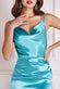 Cowl Neck Satin Maxi Dress With Strappy Back DR2113QZ
