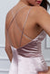 Vicky Pattison – Cowl Neck With Strappy Back Satin Maxi Dress DR2113VP