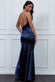 Vicky Pattison – Cowl Neck With Strappy Back Satin Maxi Dress DR2113VP