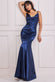 Cowl Neck Satin Maxi Dress With Strappy Back DR2113