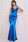 Cowl Neck Satin Maxi Dress With Strappy Back DR2113