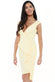 Folded Peplum Midi Dress DR2204
