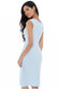 Folded Peplum Midi Dress DR2204