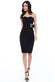 Vicky Pattison Buckle Bandeau Midi Dress DR2214VP