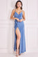 Wrap Front Maxi Slip Dress With Waist Tie-Up DR2250C