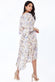 Wrap Over Kimono Midi Dress DR2257