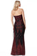 Sweet Heart Sequin Fringe Chiffon Maxi Dress DR2296