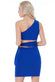 Cut Out One Shoulder Mini Dress DR2314