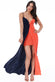 Colour Block Maxi Dress DR2326
