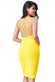 Criss Cross Strap Halter Neck Midi Dress DR2330