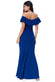 Frilled Bardot Maxi Dress With Diamante Trim DR2344