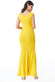 Pleated Wrap Hem Frill Maxi Dress DR2365
