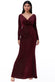 Velvet Stripe Maxi Dress DR2460