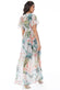Palm Print Maxi Kimono DR2497