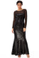 Sheer Diamond Design Sequin Maxi Dress DR2526