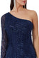 One Shoulder Hanging Sequin Maxi Dress DR2532