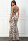 Scalloped Bardot Sequin Maxi Dress DR2543