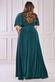 Wrap Front Maxi With Flutter Sleeves DR2565P