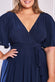 Wrap Front Maxi With Flutter Sleeves DR2565P