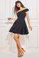 Bardot Pleated Skater Mini Dress DR2575A