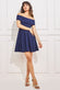 Bardot Pleated Skater Mini Dress DR2575A