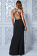 Diamonte Cross Back Maxi Dress DR2634QZPETITE