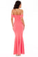 Cowl Neck Off The Shoulder Maxi Dress DR2690