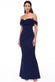 Cowl Neck Off The Shoulder Maxi Dress DR2690