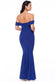 Cowl Neck Off The Shoulder Maxi Dress DR2690
