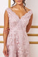 Mother Of The Bride Scalloped Neck Lace Midi Dress DR2702MOB