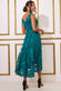 Mother Of The Bride Scalloped Neck Lace Midi Dress DR2702MOB