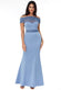 Boob Tube Tulle Neck Maxi Dress DR2732