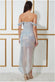 Off The Shoulder Sequin High Low Maxi DR2743