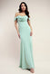 Chiffon Bardot Cowl Neck Maxi Dress DR2781A