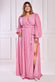 Wrap Back With Front Slit Chiffon Maxi DR2800P