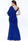 Bow Shoulder Drape Maxi Dress DR2918