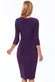 Star Bust Gathers From Waist Midi Dress DR3025
