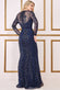 Spread On Sequin Maxi Dress With Belt DR3029A