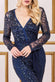 Spread On Sequin Maxi Dress With Belt DR3029A