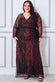 Plus Spread On Sequin Maxi Dress DR3029AP