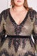Long Sleeve Sequin Party Midi Dress DR3038P