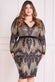 Long Sleeve Sequin Party Midi Dress DR3038P