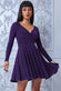 Wrap Style Midi Dress DR3039