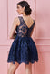 Lace Back Mini Skater Dress DR3060